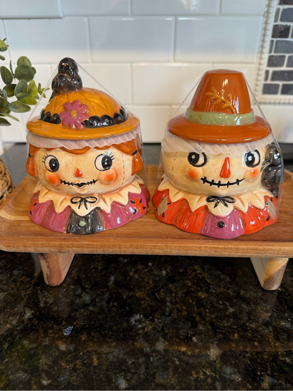 Johanna Parker Fall Critter Bowl Canisters